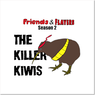 Killer Kiwi Shirt Posters and Art